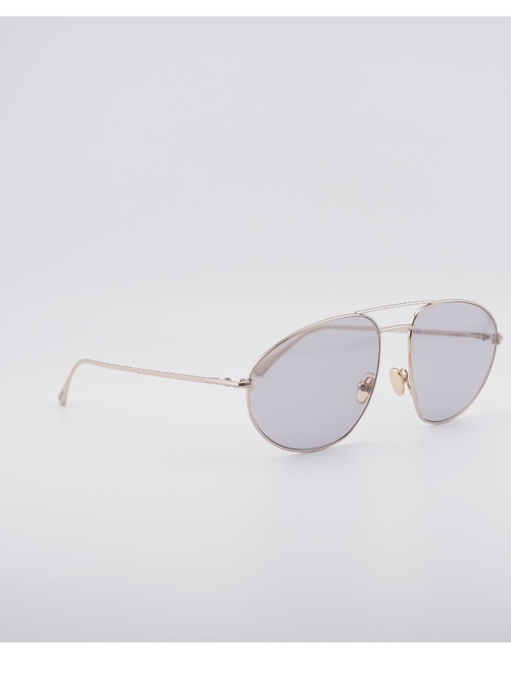 Tom Ford Cobra FT0796 28A Sunglasses Shiny Rose Gold Aviator Frame